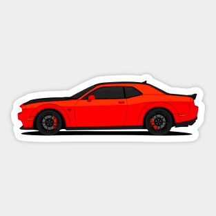 HELLCAT SIDE RED Sticker